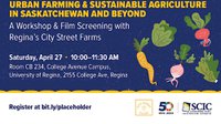 Urban Farming &amp; Sustainable Agriculture in Saskatchewan and Beyond