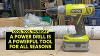 A power drill is a powerful tool