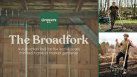 Broadfork aerates and loosens soil for the ecological market gardener