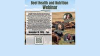 Beef Health and Nutrition Webinar